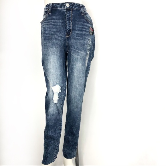 Aeropostale High Waisted Blue Jeans Size 12 - Picture 1 of 16